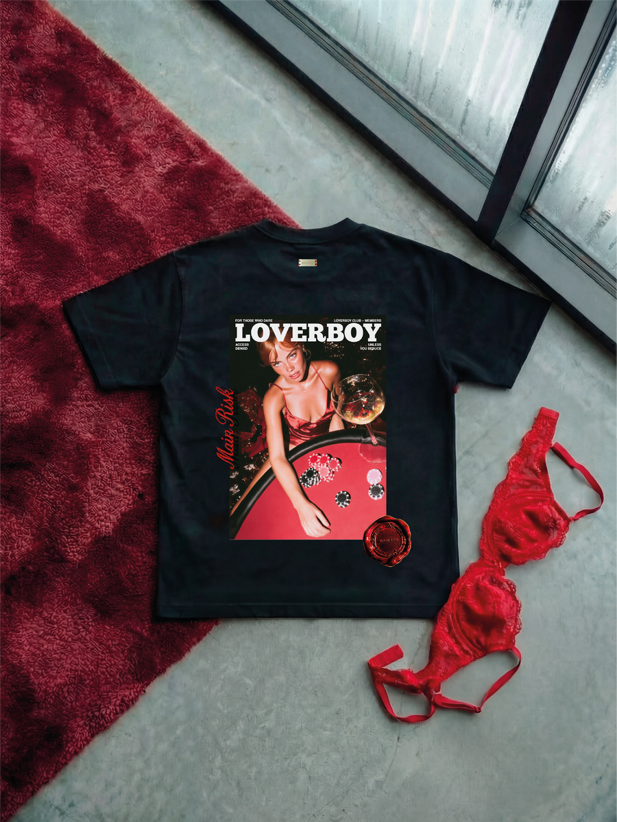 "Poker" T-shirt — Black