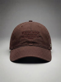 MAIN RISK ATELIER CAP BROWN